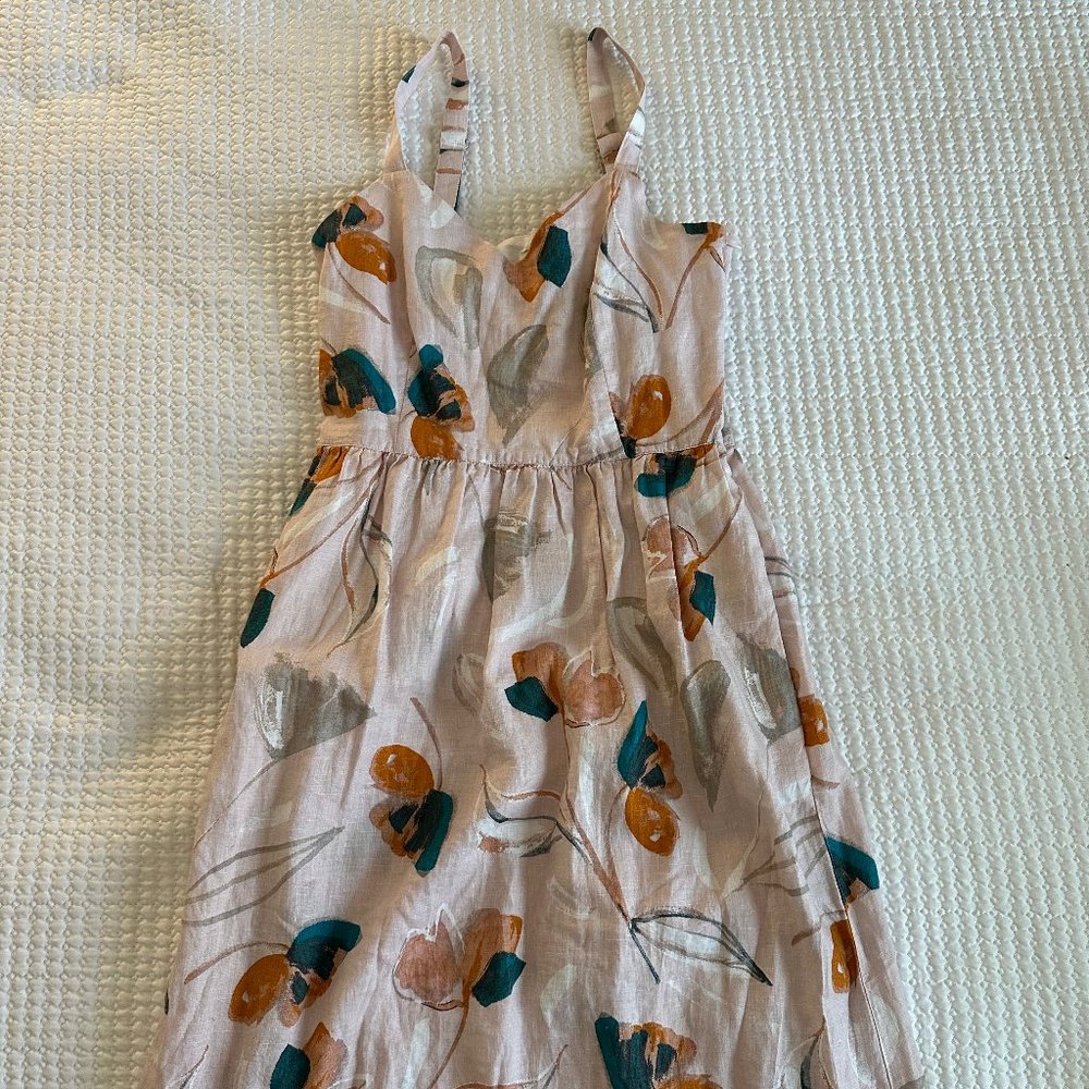 Rachel Zoe Linen Print Dress